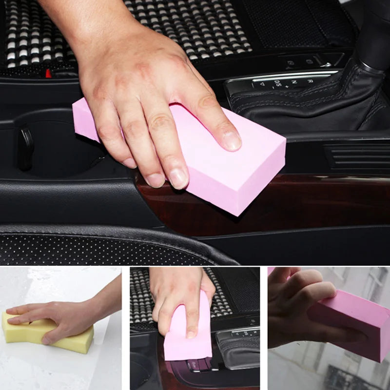 PVA Absorbent Sponge Ultra Soft Car Washing Sponge Wear-resistant Car Wash Sponge Block Dusting Tools Auto Supplies