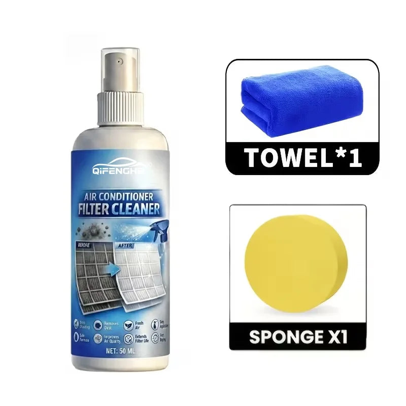AC Filter Cleaner Spray 100ml, Deep Clean Air Conditioner Filters, Remove Dirt, Dust & Bad Smell for Home & Office Use
