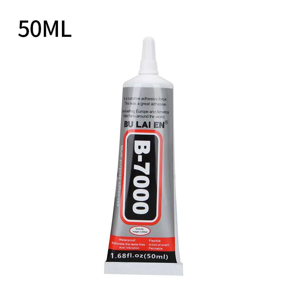 B7000 Super Glue 15/50/110ML Waterproof Semi-Fluid Adhesive for Mobile Phone Repair DIY Jewelry Crafts Metal Resin Projects