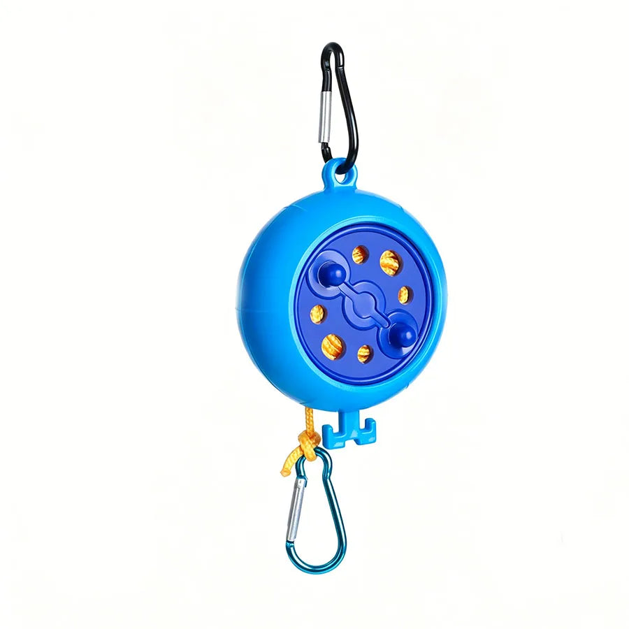 Portable Travel Clothesline, Windproof & Non-Slip Retractable Clothes Line, Punch-Free Invisible Drying Rope for Hotel