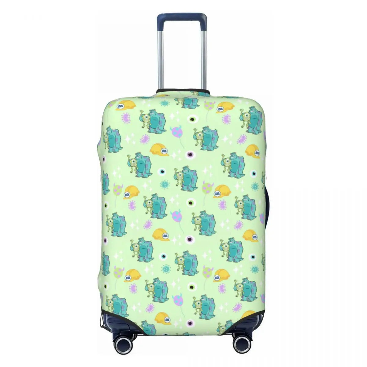 Custom M-Monsters Anime University Luggage Cover Cute Suitcase Protector Covers Suit For 18-32 inch