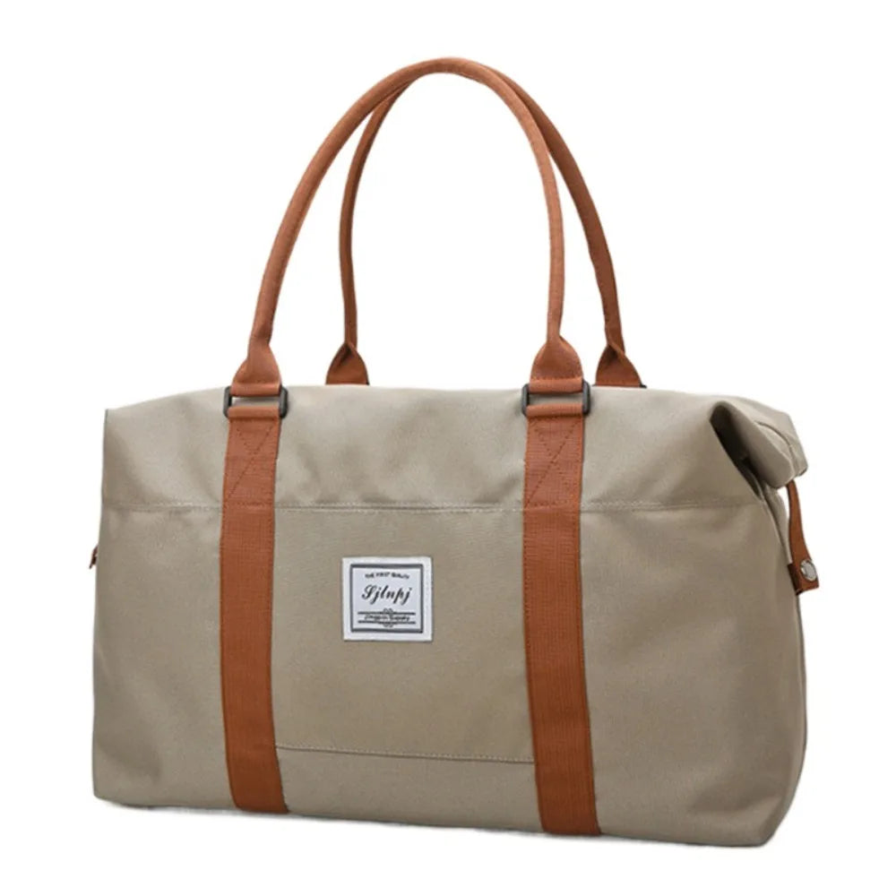 Premium Large Capacity Travel Bag Carry-On Dry Wet Separated Commute Handbag Waterproof Adjustable Gym Bag Women
