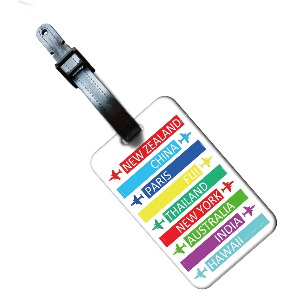 Creative Signage Luggage Tag Travel Accessories Tag Men Suitcase ID Addres Holder Baggage Boarding Tag Portable Label