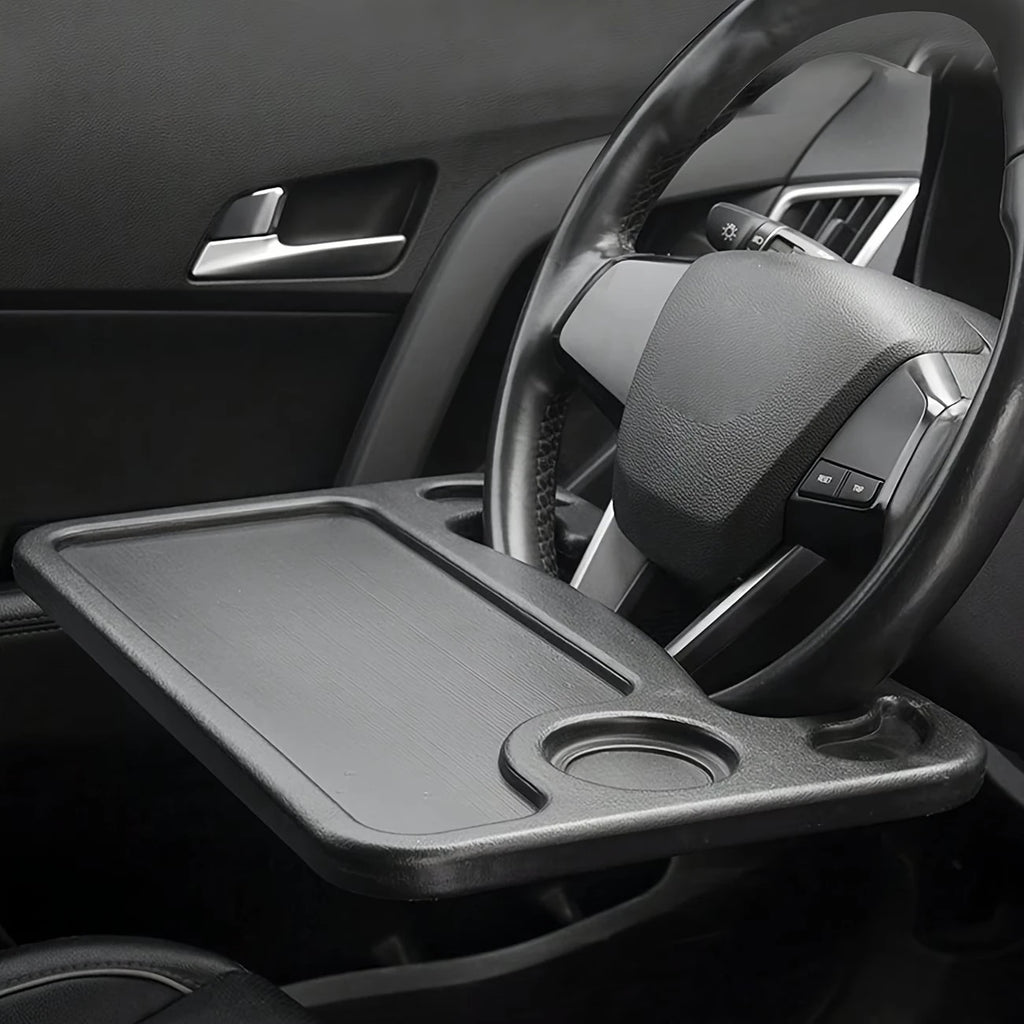 Car Steering Wheel Table Multifunctional Dining Desk Universal Steering Wheel Mount Laptop Tablet Holder Portable Interior Part