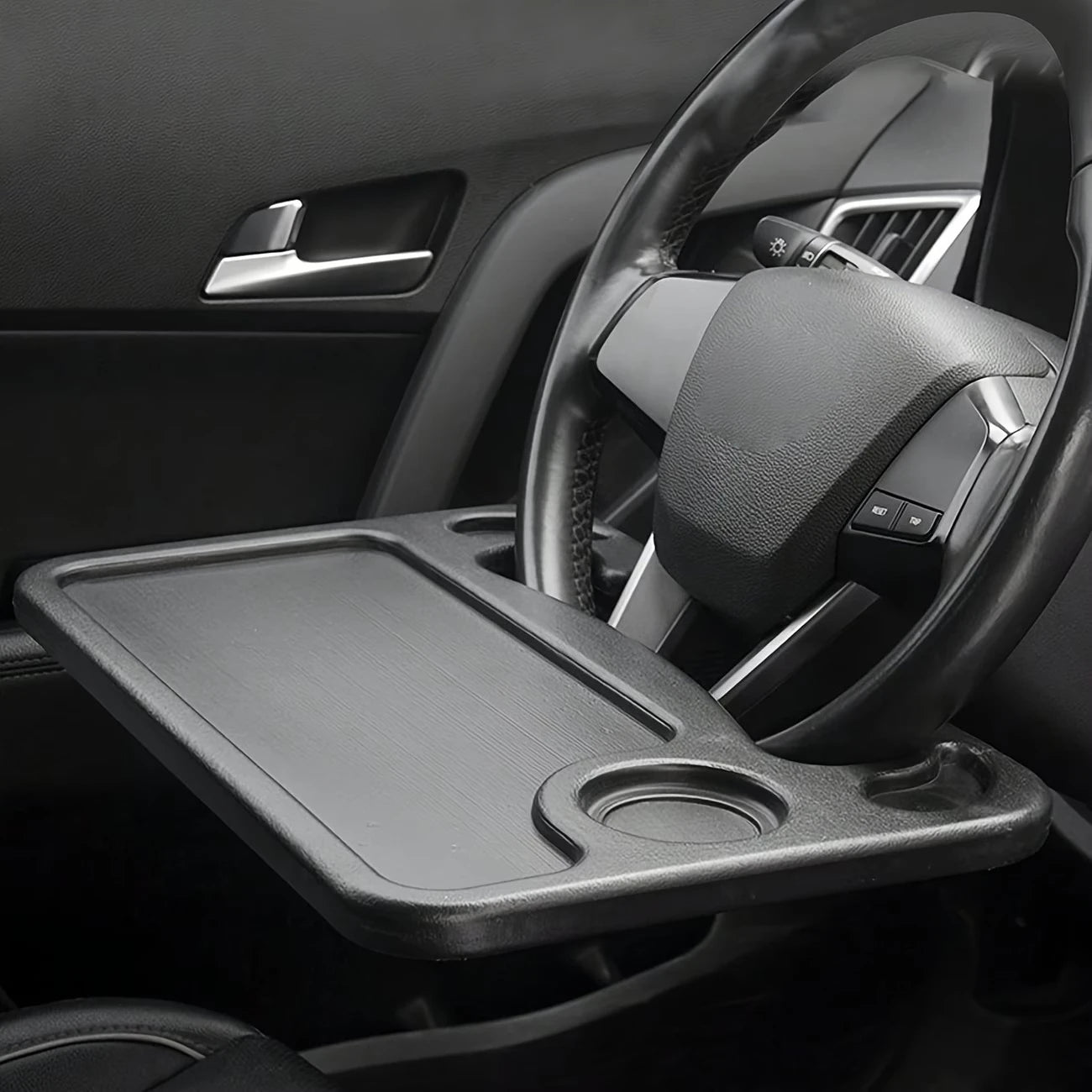 Car Steering Wheel Table Multifunctional Dining Desk Universal Steering Wheel Mount Laptop Tablet Holder Portable Interior Part