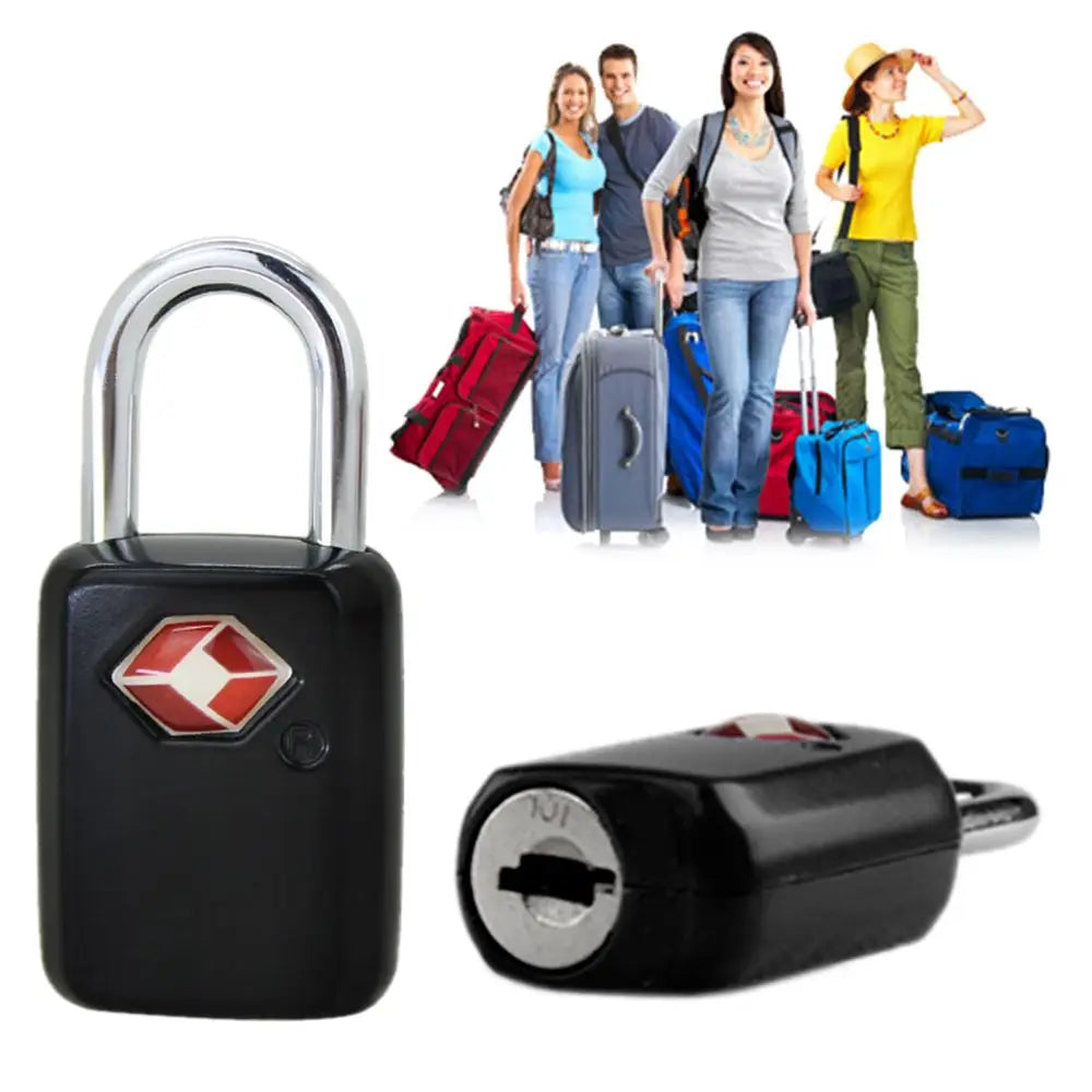 High Security Portable Small Padlock Locks TSA Customs Lock Luggage
