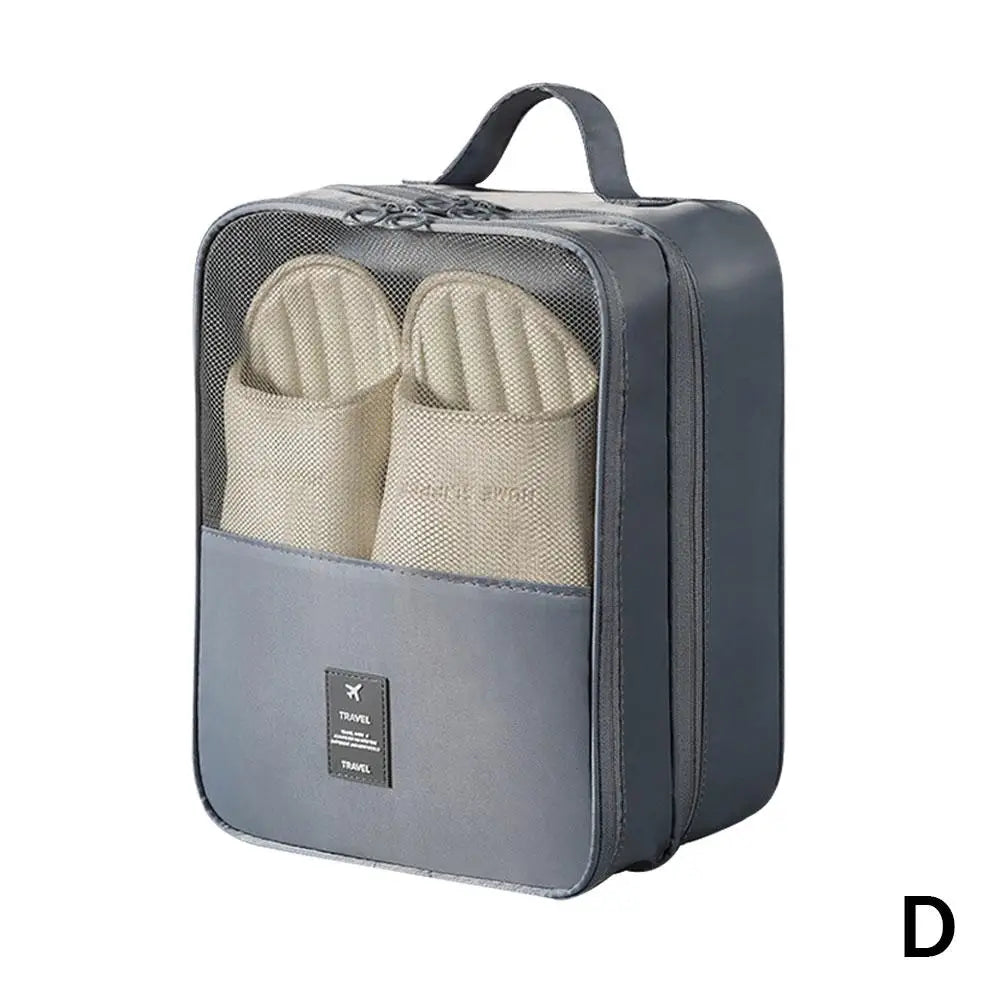 Multifunction 3 Layers Shoes Storage Bag New Portable Travel Shoes Organizer Box Zipper Shoe Sorting Pouch Travel Accessories