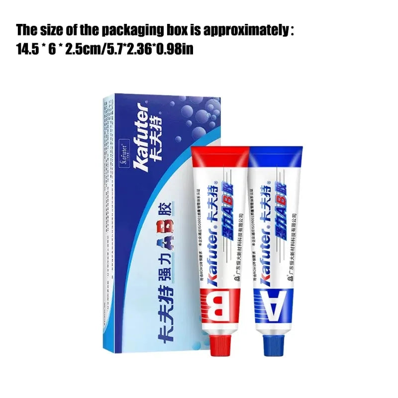 16g/70g High-Strength Metal Repair Adhesive Heat Resistant Bonding & Sealing AB Glue for Casting,Welds Heat Resistant Sealant