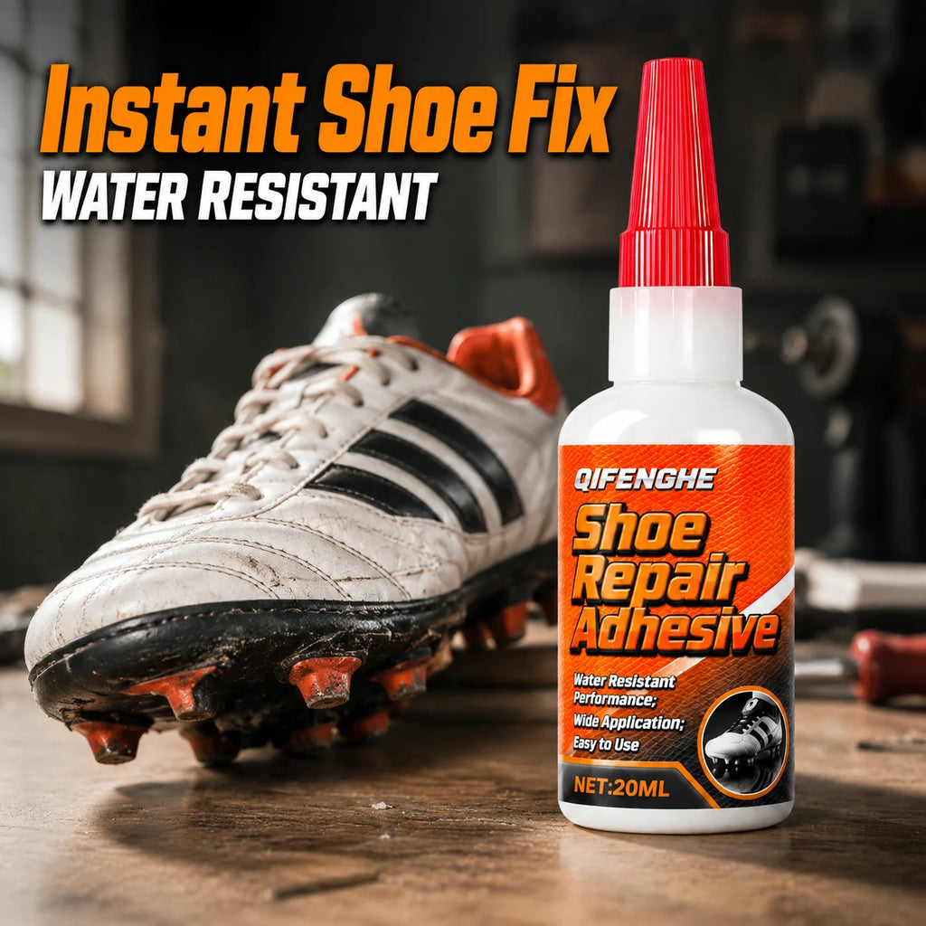 QIFENGHE 20ML Shoe Repair Adhesive, Waterproof Strong Glue for Sneakers Boots, Professional Shoe Repair Glue