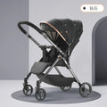 Baby Carriage,Bi-directional ultra lightweight foldable high landscape four wheel shock absorber baby stroller,baby cart