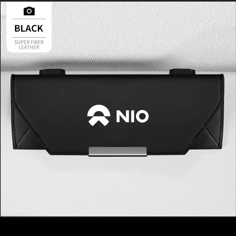 For NIO EL8 ET5 EL6 ET7 EL7 ET5 ES8 ET9 ES6 EC7 ES7 Car Accessories Car Visor Sunglasses Glasses Holder Glasses Case Clip Box