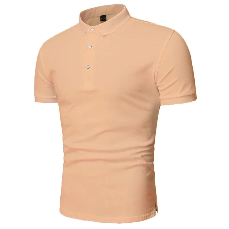 2026Cotton Polo Men Shirt Short Sleeve Polo Shirt Contrast Color Polo Summer Streetwear Casual Fashion Men tops