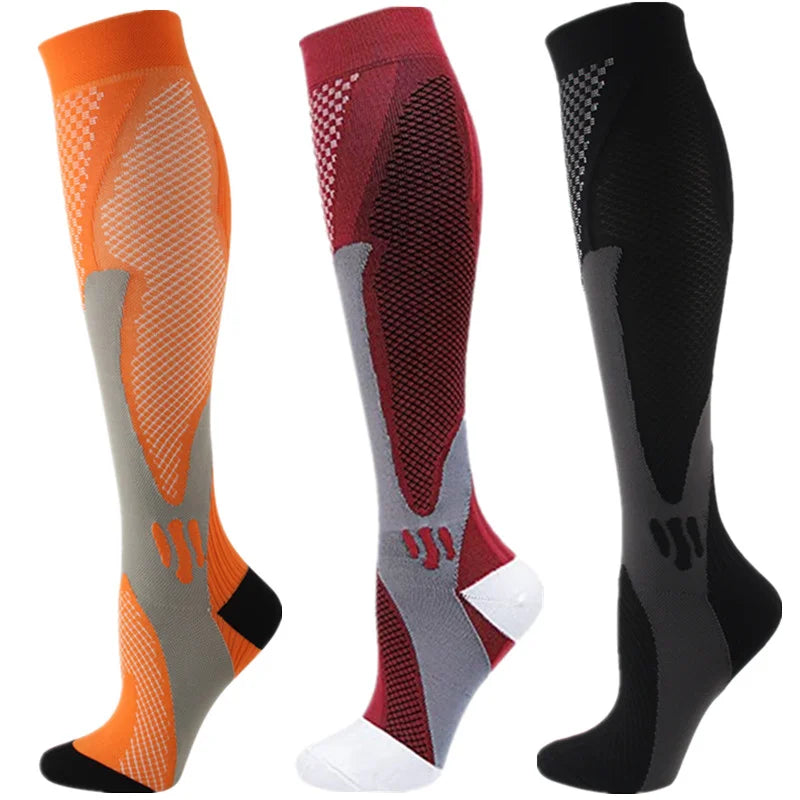 Compression Socks Running Football Sports Medical Nursing Socks for Flight Travel Pregnancy Edema Diabetes Varicose Veins Socks
