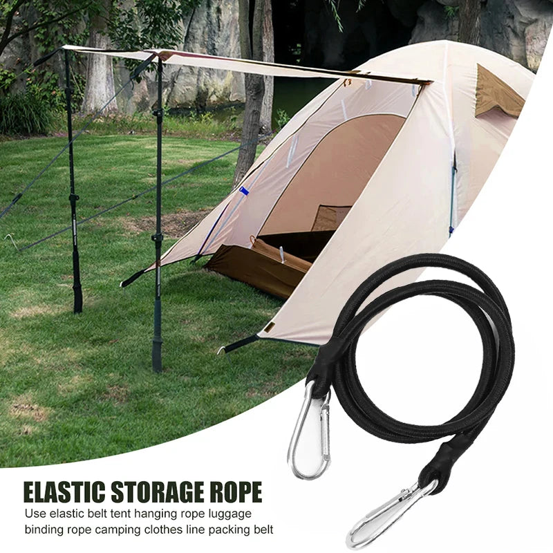 30cm-210cm Portable Elastic Rope Motorcycle Strap Elastic Rope Bicycle Luggage Strap Elastic Cart Cargo Strap
