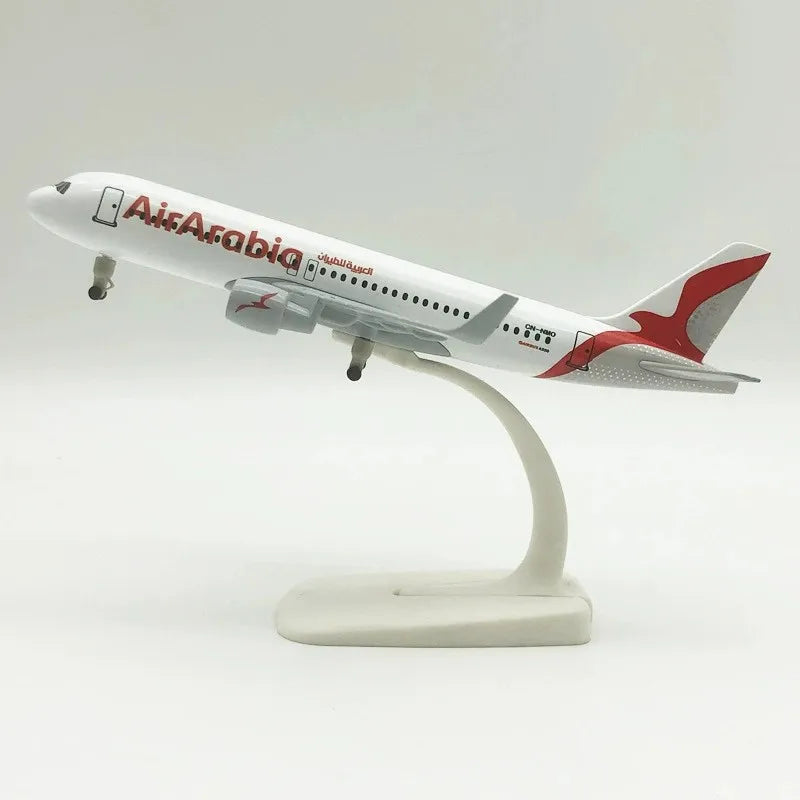 20cm Airplane Model A320 Series Metal Scale Aircraft Diecast Aviation Collectible Miniature Children Toys Souvenir With Stand