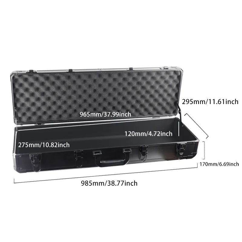 Aluminum Alloy Tool Case Large Capacity Suitcase Shockproof Instruments Equipment Protective Box Portable Hardware Storage Box