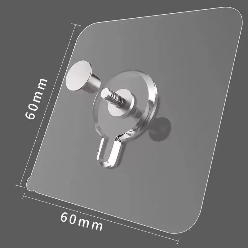 Strong Adhesive Hooks Picture Frame Holder Poster Clock No Drilling Hooks Home Kitchen Bathroom Waterproof Hanger Screw Hooks