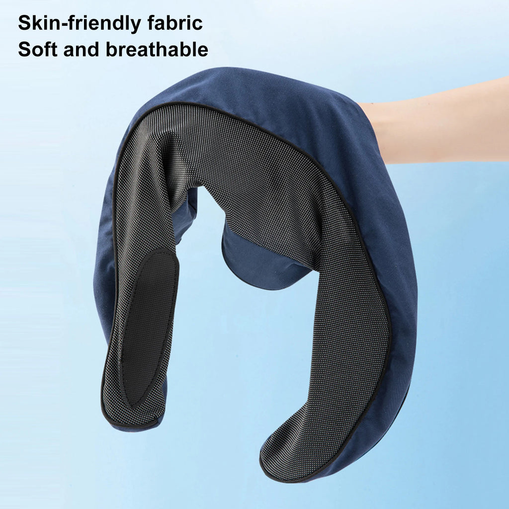 Travel Pillow Set with Eye Mask Memory Foam with Earplug Holder & Carry Bag Travel Essentials for Plane Car Train and Home