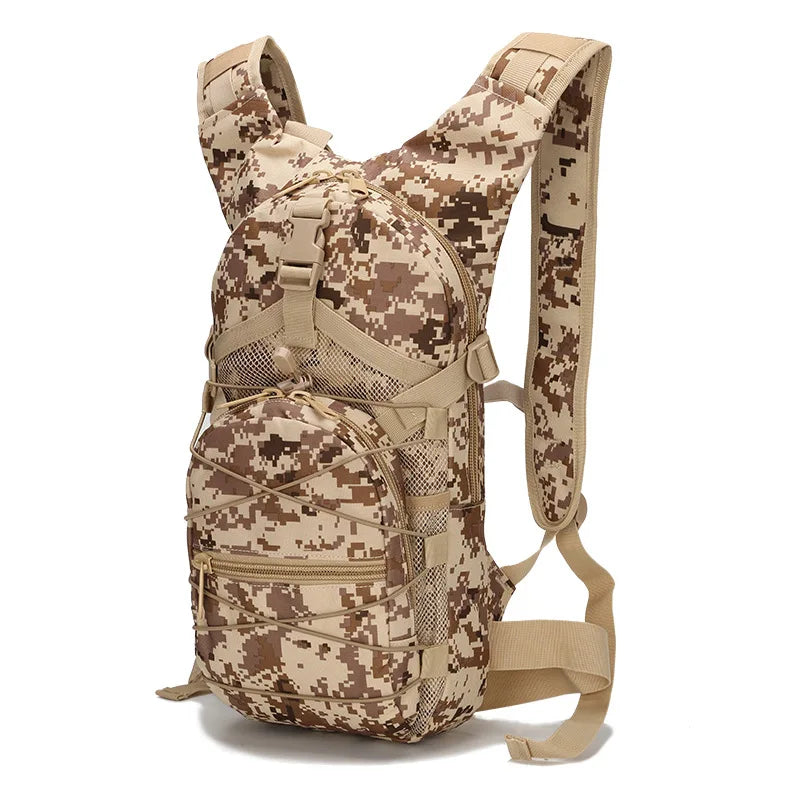 Oxford 15L Molle Tactical Backpack 800D Travel Hiking Bicycle Backpacks Outdoor Sports Cycling Climbing Trekking 3P Bag