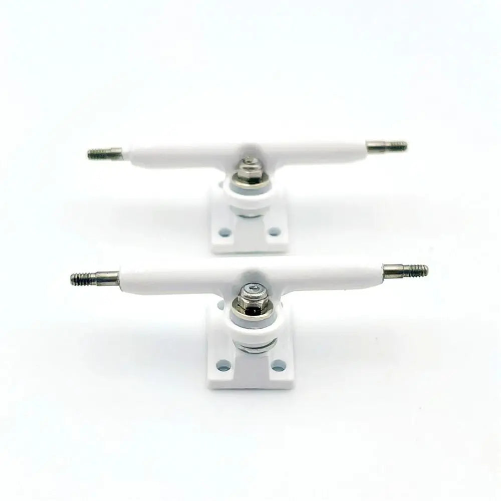 1Pair New with Nuts Fingerboard Truck Toy Hobby Collectors Truck Bolts Bearing Deck Brackets 32mm Model Finger Skateboard Parts