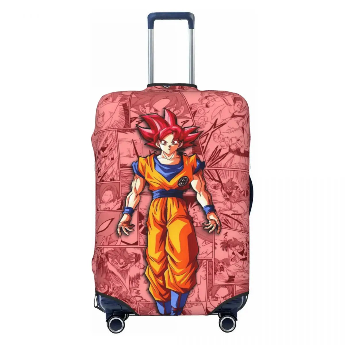 Kid Goku With Dragon Balls Dragon Ball Suitcase Cover Travel Flight Practical Luggage Accesories Protector