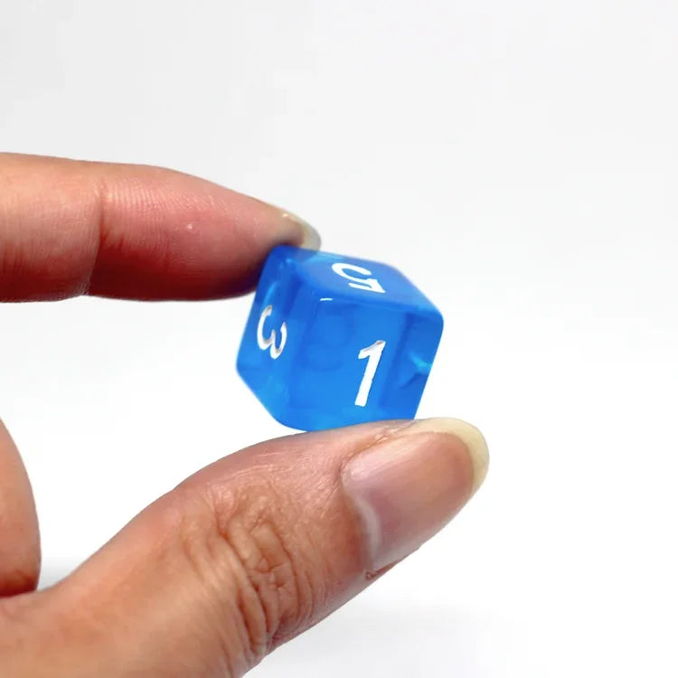 10 Pcs/set Digital Dice Funny Puzzle Game Accessory 16 Mm