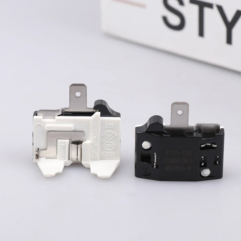New【Refrigerator Compressor PTC Start Relay Refrigerator Starter Overload Protector 1/2 Pin 15 1/6H Replacement Protector】