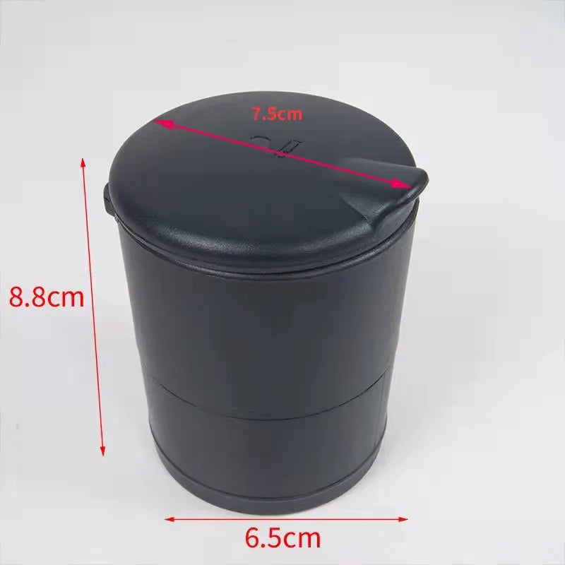 Portable Car Ashtray Universal Plastic Flame Retardant Multifunctional Car Ashtray with Cover Car Interior Accessories