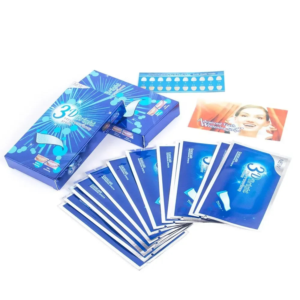 NEW 5D Dental Paste Teeth Bright White Tooth Paste Green Tooth Paste Neutral Tooth Paste 7 Bags And 14 Pieces