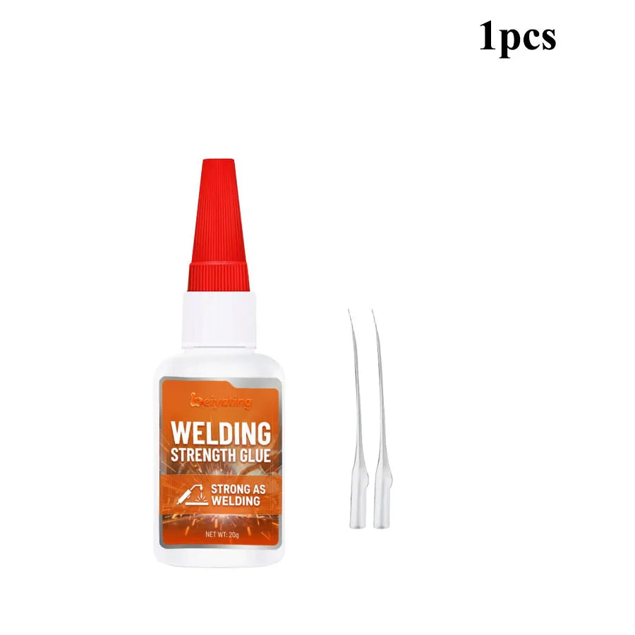 1-3Pcs Welding Strength Super Glue 20g Strong All Purpose CA Adhesive Fast Bonding for Metal Plastic Wood Rubber Repair