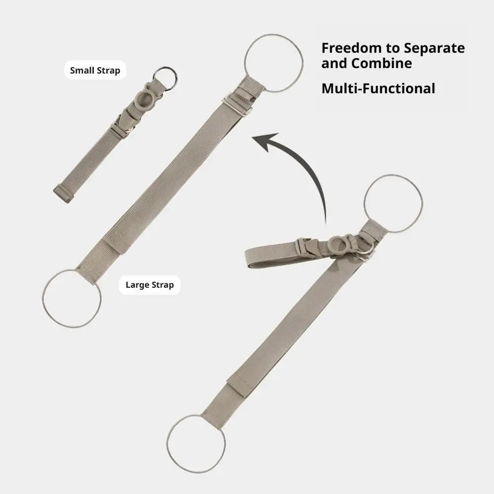 Travel Luggage Strap Add-a-Bag Hook Adjustable Suitcase Belt Portable Baggage Connector for Travel and Business Trip