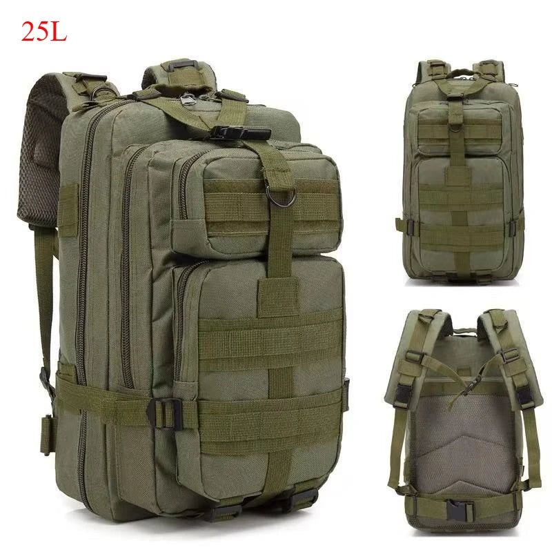 25L/50L 1000D Nylon Waterproof Trekking Fishing Hunting Bag Backpack Outdoor Rucksacks Tactical Sports Camping Hiking