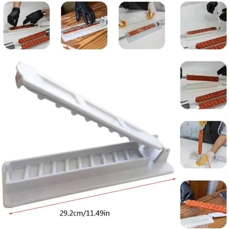 Kebab Maker BBQ Meat Skewer Machine Reusable for Kebab Press Maker Barbecue for Kitchen Grill Assesories Christmas Party Tools