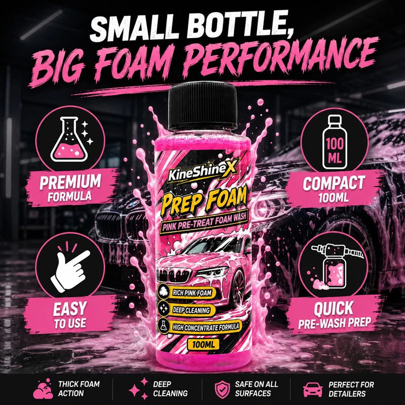 Pink Magic Foam Car Wash Shampoo Car High Concentration Sediment Pre-washed Off Wash Car Wash Soap Super Foam Cleaner X1 ﻿