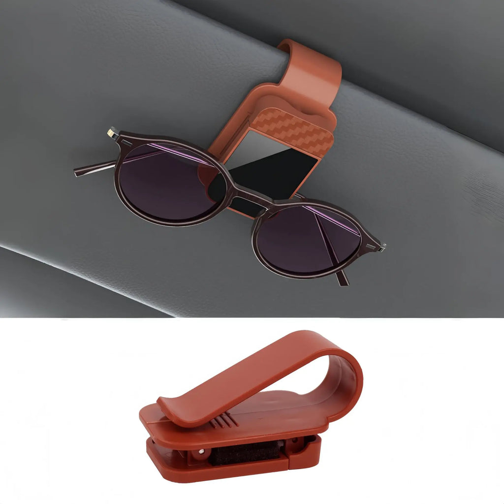 Car Interior Accessories Car Sunglasses Clip Sun Visor Glasses Holder Card Ticket Holder Stable Storage Clips Eyeglasses Hanger