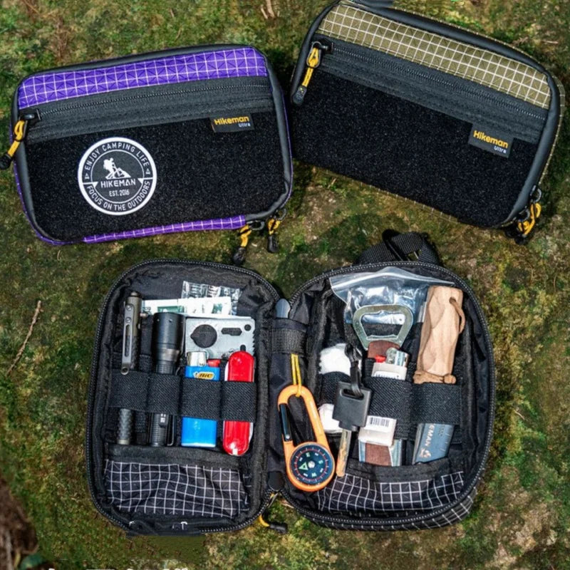 HIKEMAN Outdoor Tactical EDC Storage Bag Portable Mini First Aid Kit / Sac de rangement tactique EDC portable mini trousse de premiers secours
