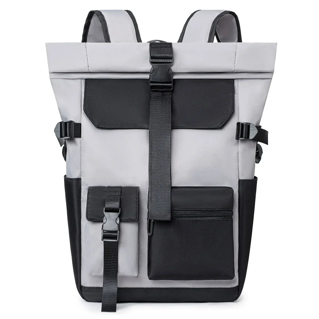 Waterproof Outdoor Sports Leisure Travel Daypack Roll Up Men Laptop Backpack Computer Bag for Outdoor Travel Camping Hiking
