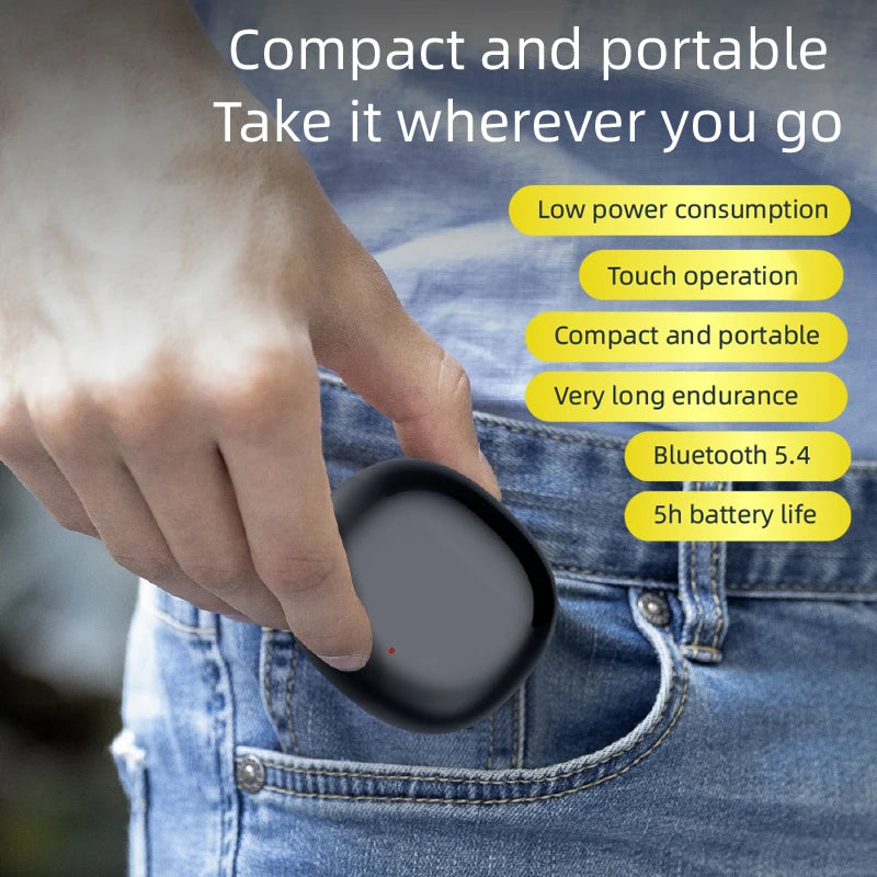Wireless Bluetooth Earphones AI Translation Earbuds 144 Languages Real Time Translator HiFi Stereo Business Headset Low Latency