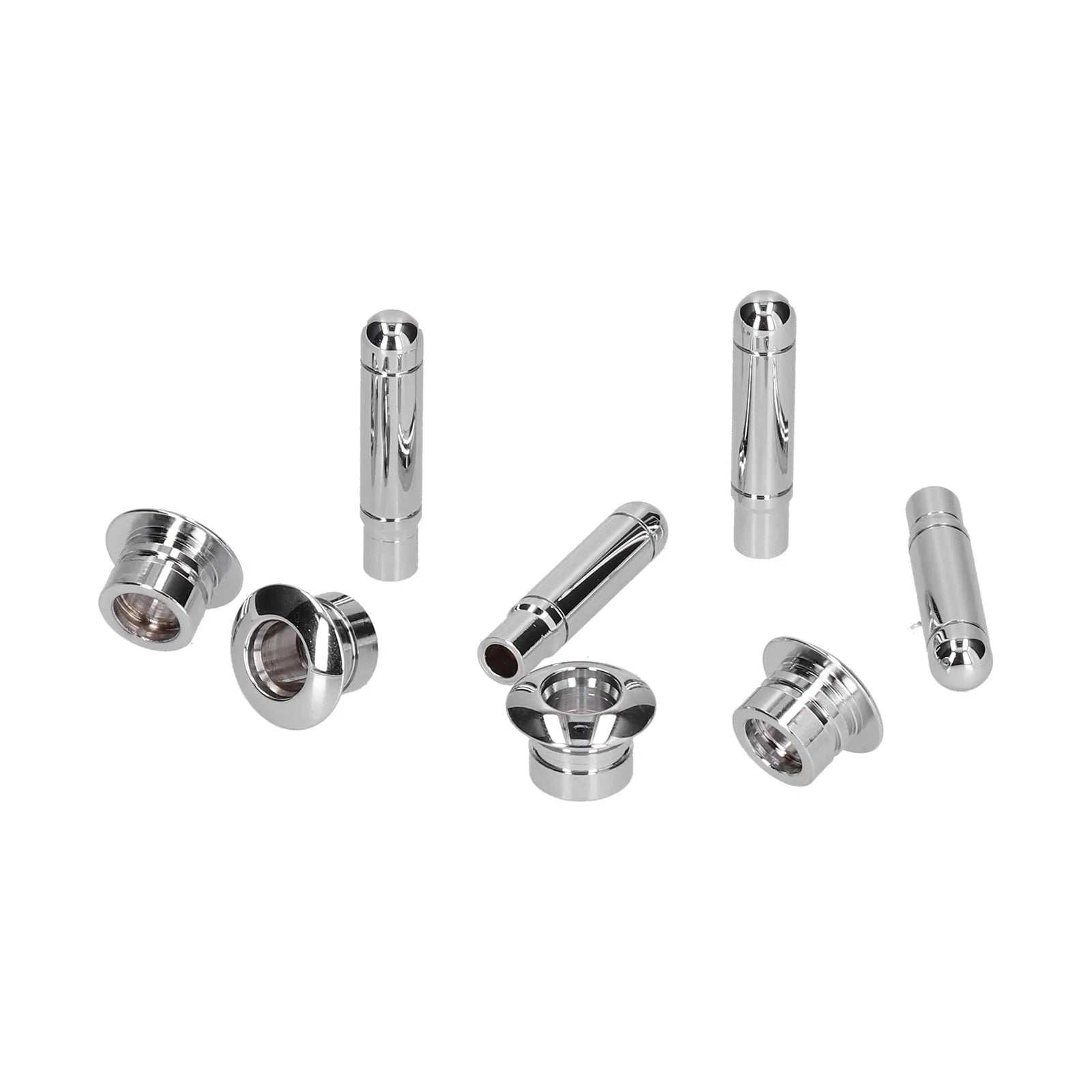 8pcs/lot Car Door Lock Pin with Cover ABS Chrome Replacement for  /Cruze/ Car Door Lock Knob Inner Door Lock Pin
