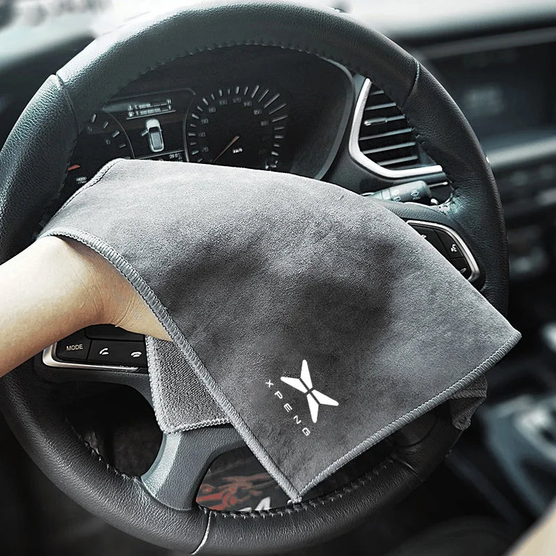 High-end Car Cleaning Brush+Suede Wash Towel For Xpeng Xiaopeng G9 G3 P7 N5 F30 P5 X2 G3i H93 Beta 2019 2020 2021+ Accessories