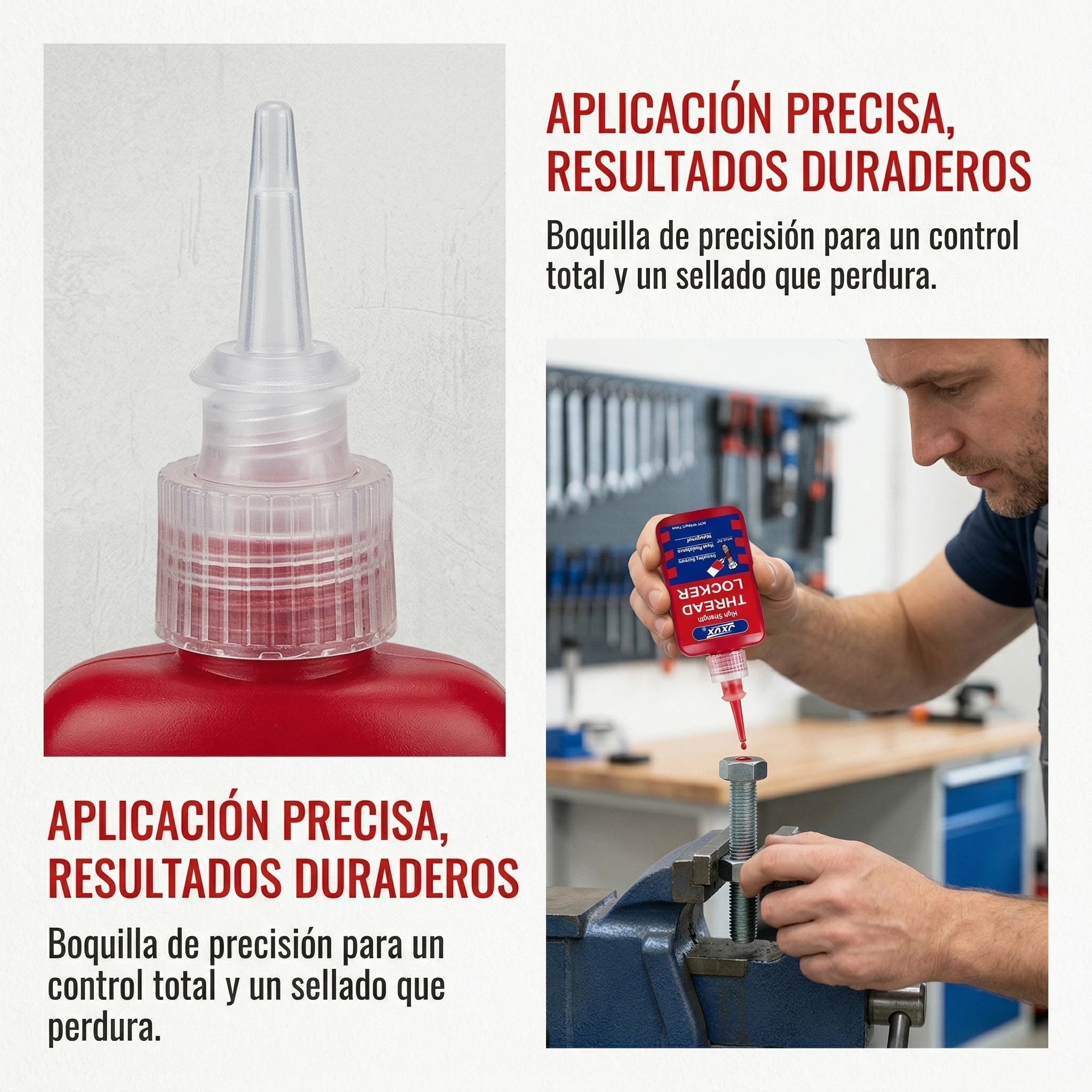 Super Threadlocker 243-271 – Anaerobic adhesive for anti-loosening and securing of metal screws (10/50g)