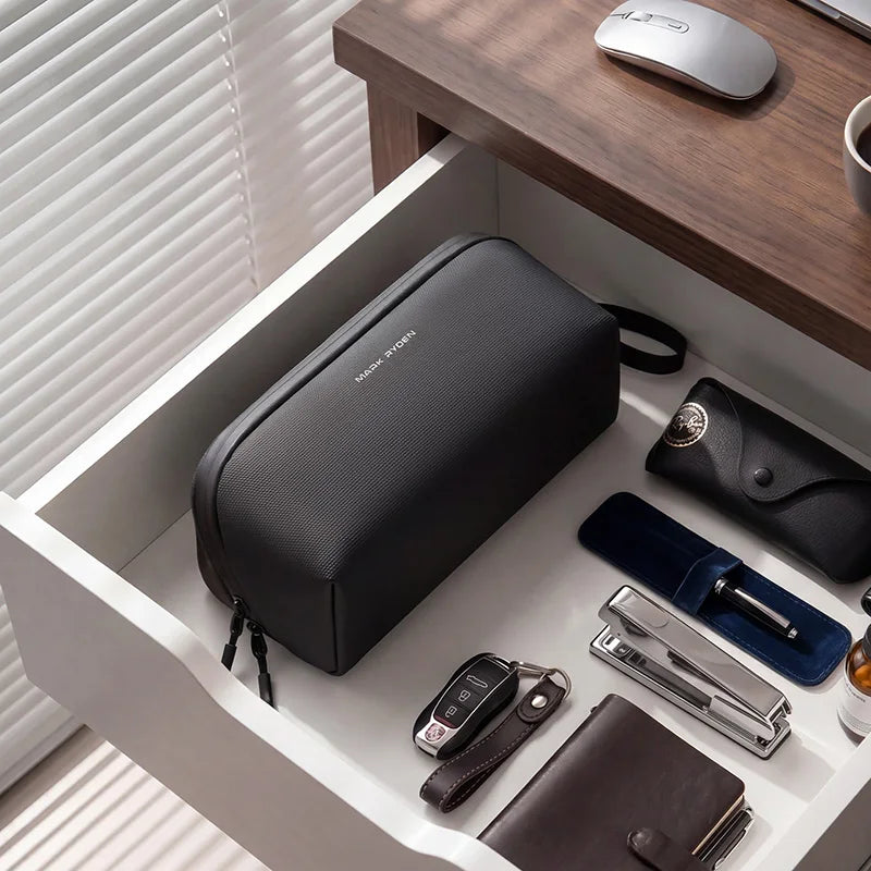 MARK RYDEN "TechPod" Tech Organizer Bag YKK Zipper Multi-compartment Electronic Accessories Pouch For Travel and Business