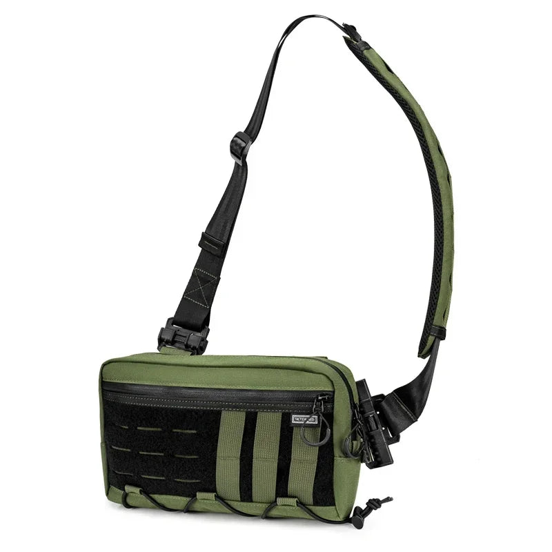 Tactical Geek Cache L3 EDC Sling Bag Chest, Lightweight Shoulder Daypack