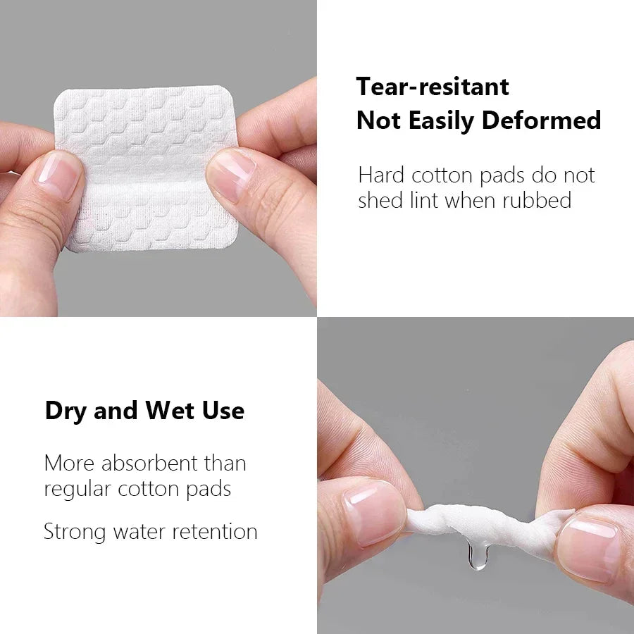 Lint-Free Nail Wipes 200 Count, Thick Durable Nail Cleaner Pads for Gel Polish Residue & Nail Surface Cleansing Manicure Tools