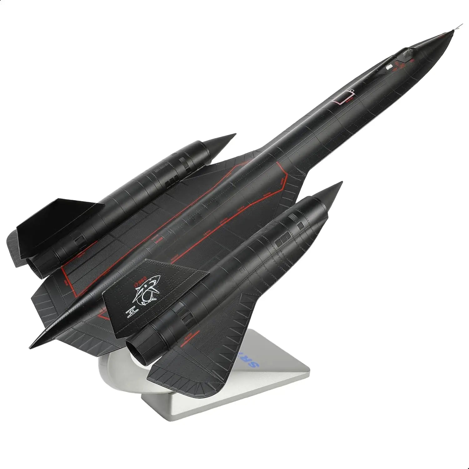 1/72 SR-71a Blackbird Metal Model High-Altitude Reconnaissance Aircraft Military Diecast Plane Model Toy for Collection or Gift