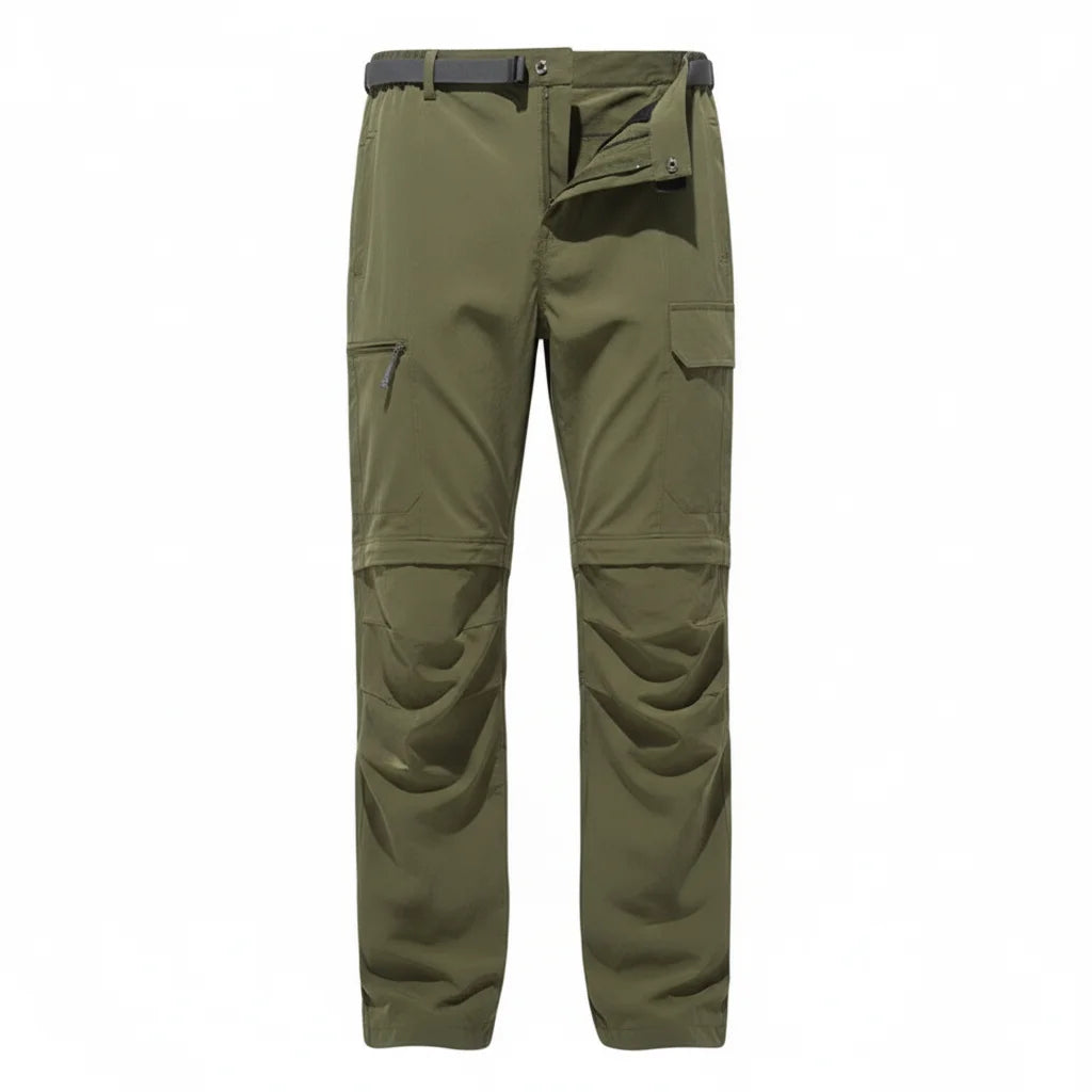 Fanuocetar Mens Removable Hiking Pants for Summer Quick Dry Camping Trekking Climbing Outdoor Scratch-resistant Stretch Pants
