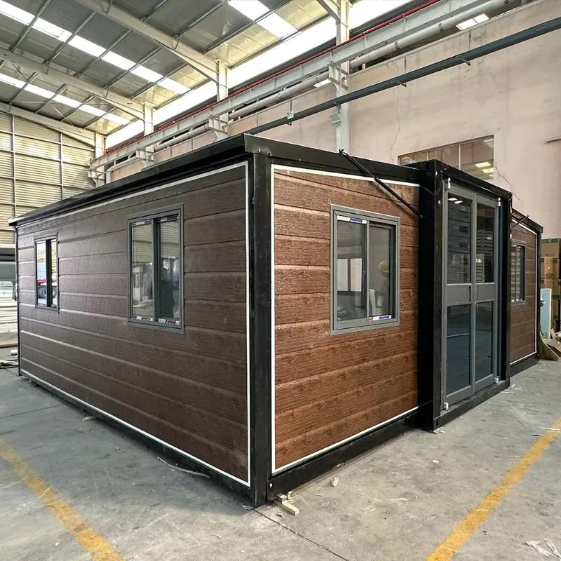 Customized 20/30/40FT Prefabricated House Mobile Steel Expandable Container Home with 3 Bedrooms Ready To Live in Tiny House