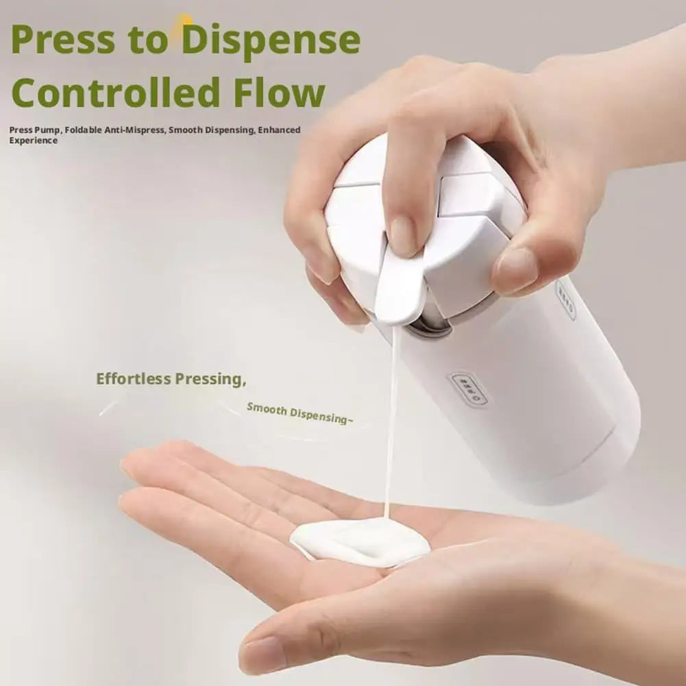 30ml 4-in-1 Press Pump Dispenser Rotating Travel Sub-bottling Portable Shampoo Shower Gel Conditioner Travel Storage Bottle