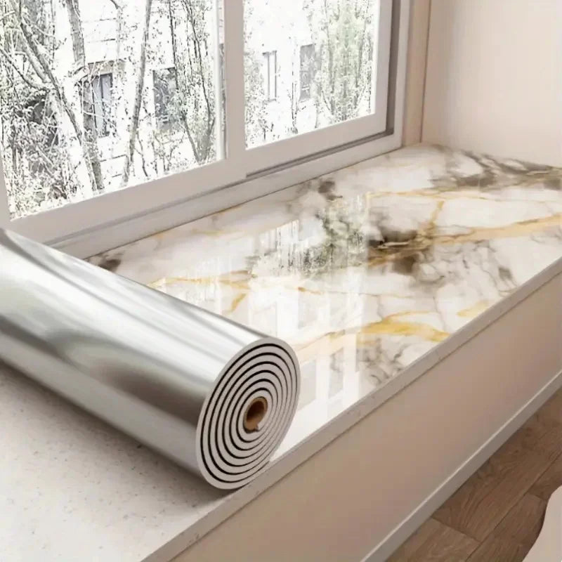 3D Marble Effect Self-Adhesive Ceiling Stickers & Wall Panels - Peel and Stick Roof Ceiling Decor for Living Room Bedroom Home