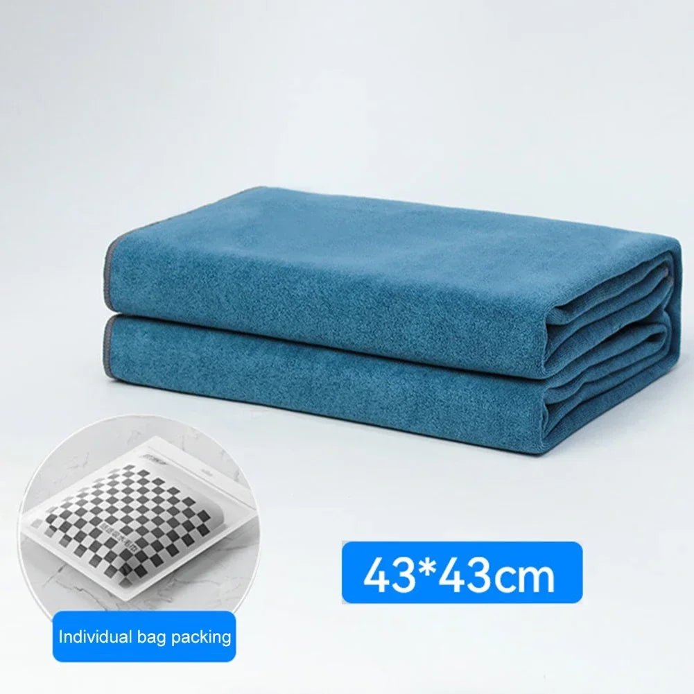 Chamois Leather Coral Fleece Cleaning Towel Soft Drying Cloth Shammy Cleaning Cloth Absorbent Car Body Washing Towels Clean Rags